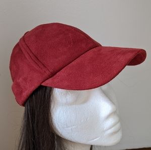 Cool Faux Suede Free People Baseball Cap